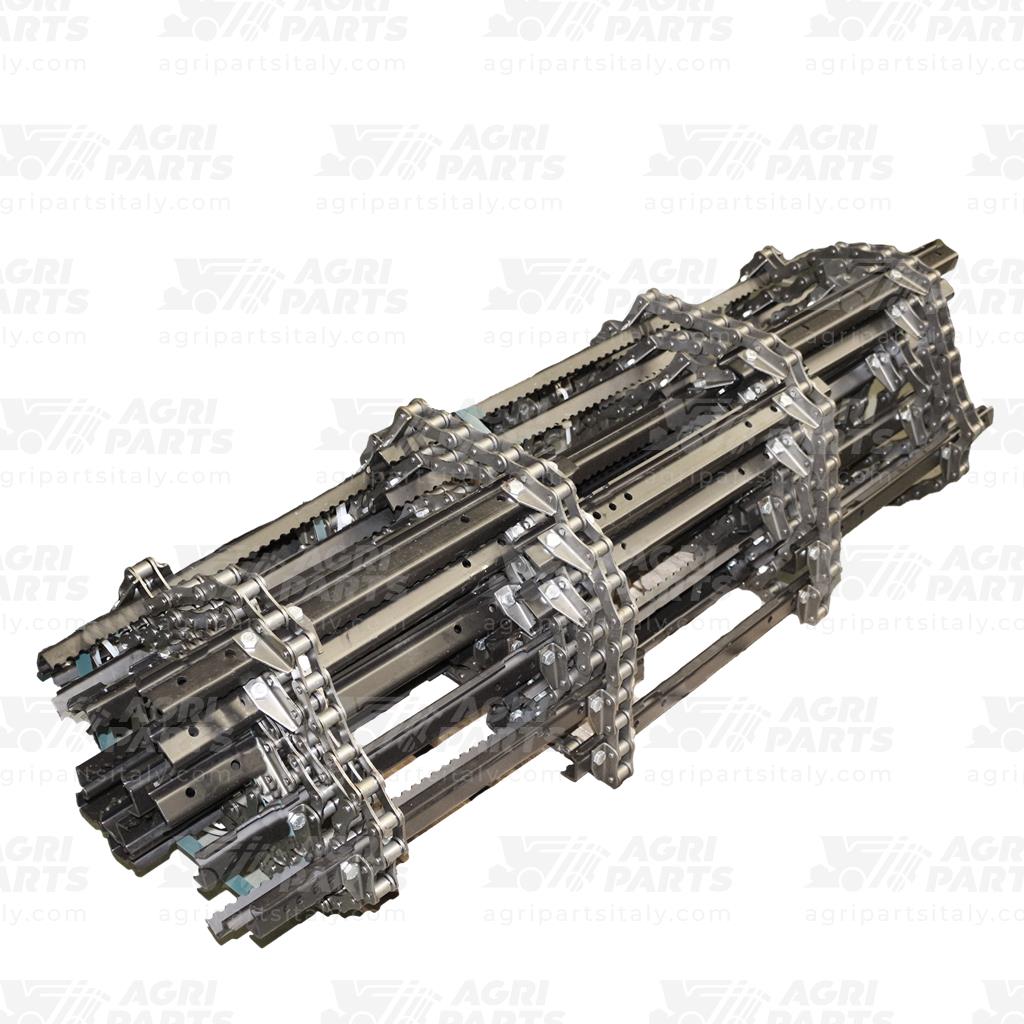 87623063 - FEED ELEVATOR CHAIN ASSY C/W BARS - Agri Parts Italy