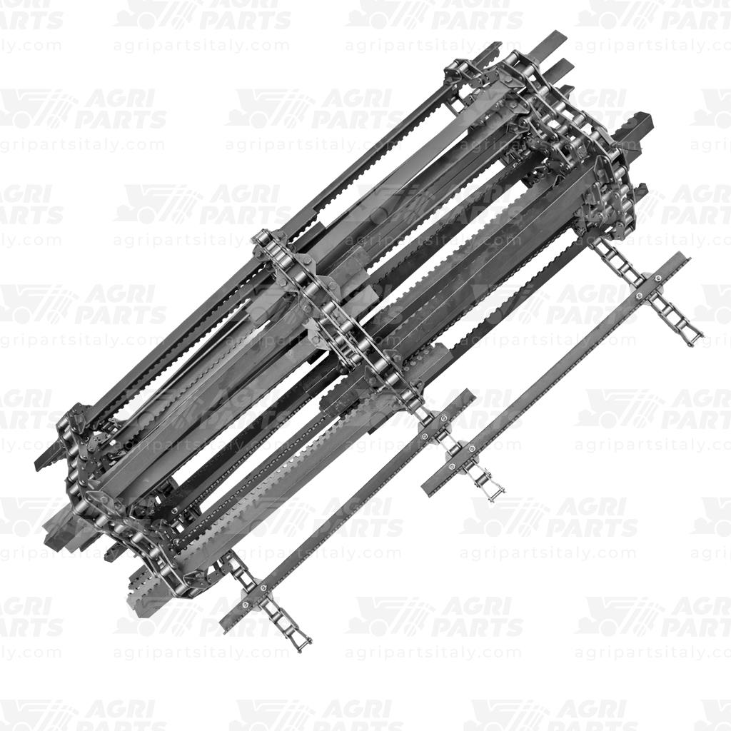 9814743 - FEED ELEVATOR CHAIN ASSY C/W BARS - Agri Parts Italy