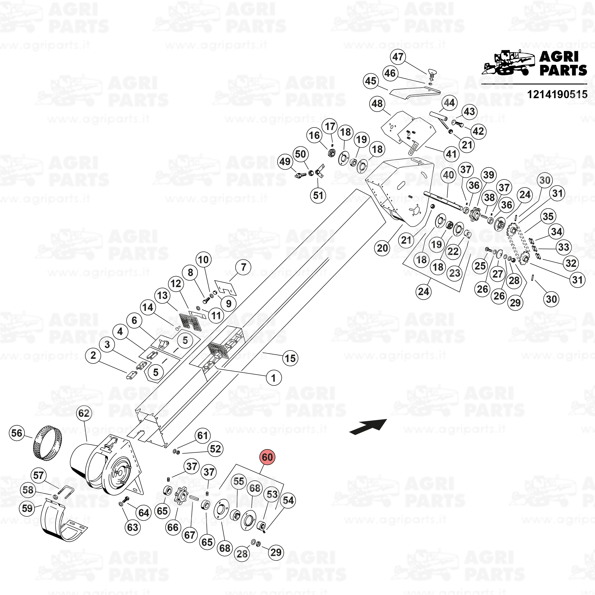 SUPPORT COMPLETE 340411042 for your Agri Parts